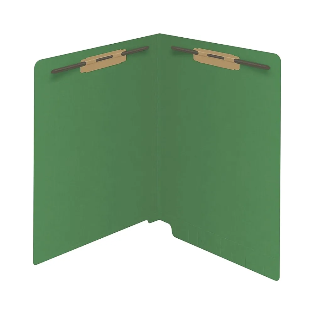 File Folders|Medical Arts Press Reinforced End Tab File Folder, Straight Cut, Letter-Size, Green, 50/Box (S-01502-GRN)