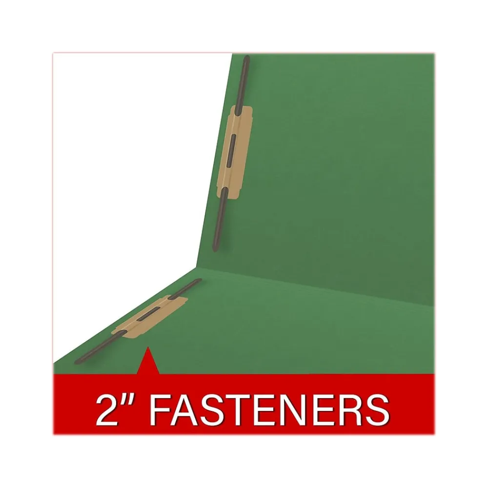 File Folders|Medical Arts Press Reinforced End Tab File Folder, Straight Cut, Letter-Size, Green, 50/Box (S-01502-GRN)