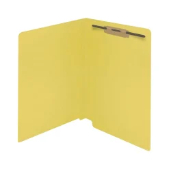 File Folders|Medical Arts Press Reinforced End Tab File Folder, Straight Cut, Letter-Size, Yellow, 50/Box (S-01501-YLW)