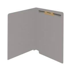 File Folders|Medical Arts Press Reinforced End Tab File Folder, Straight Cut, Letter-Size, Gray, 50/Box (S-01601-GRY)
