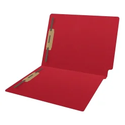 File Folders|Medical Arts Press Reinforced End Tab File Folder, Straight Cut, Letter-Size, Red, 250/Carton (S-01602-RED-B)