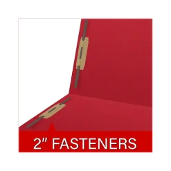 File Folders|Medical Arts Press Reinforced End Tab File Folder, Straight Cut, Letter-Size, Red, 250/Carton (S-01602-RED-B)
