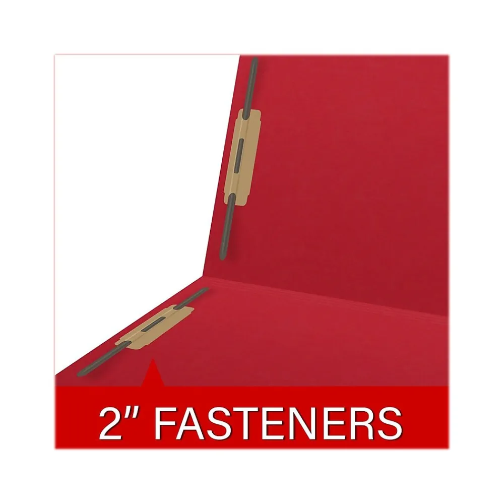 File Folders|Medical Arts Press Reinforced End Tab File Folder, Straight Cut, Letter-Size, Red, 250/Carton (S-01602-RED-B)