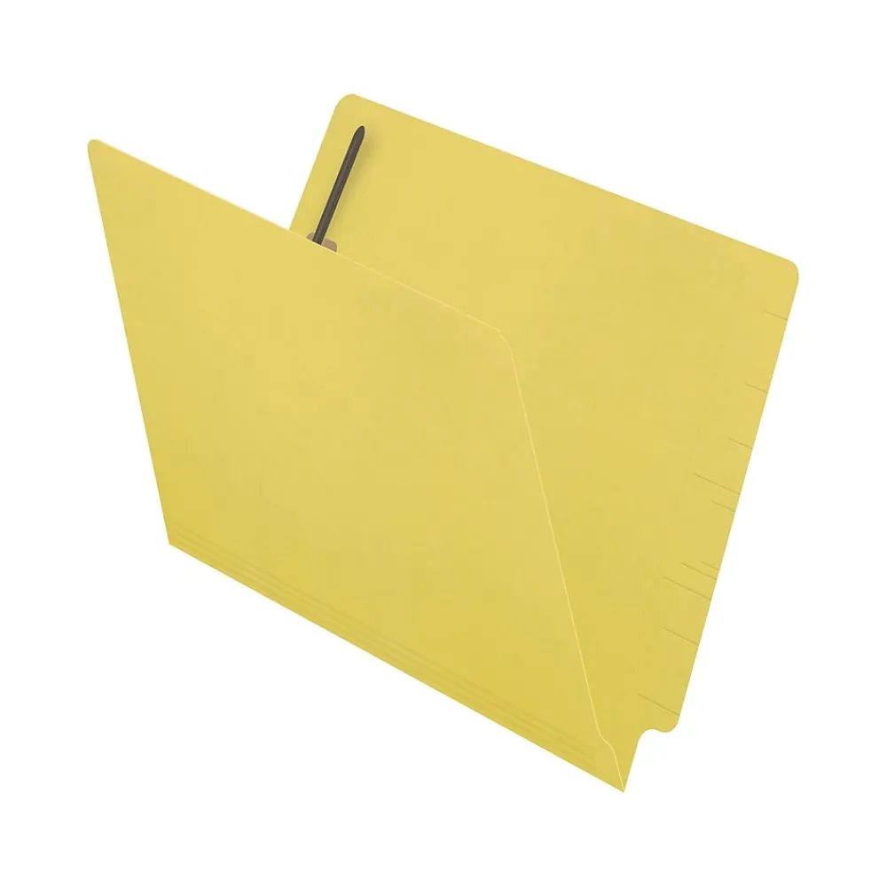 File Folders|Medical Arts Press Reinforced End Tab File Folder, Straight Cut, Letter-Size, Yellow, 250/Carton (S-01602-YLW-B)