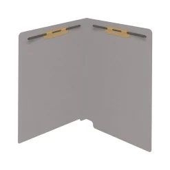 File Folders|Medical Arts Press Reinforced End Tab File Folder, Straight Cut, Letter-Size, Gray, 50/Box (S-01602-GRY)