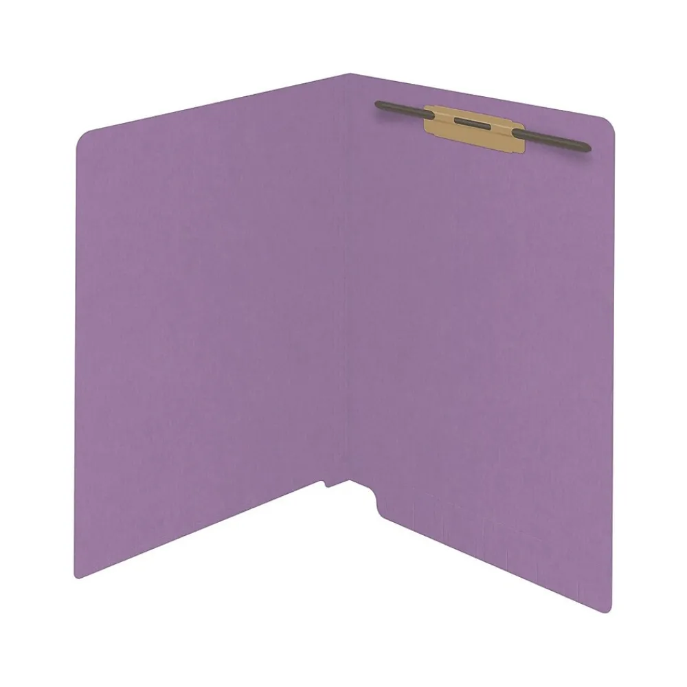 File Folders|Medical Arts Press Reinforced End Tab File Folder, Straight Cut, Letter-Size, Lavender, 50/Box (S-01601-LAV)