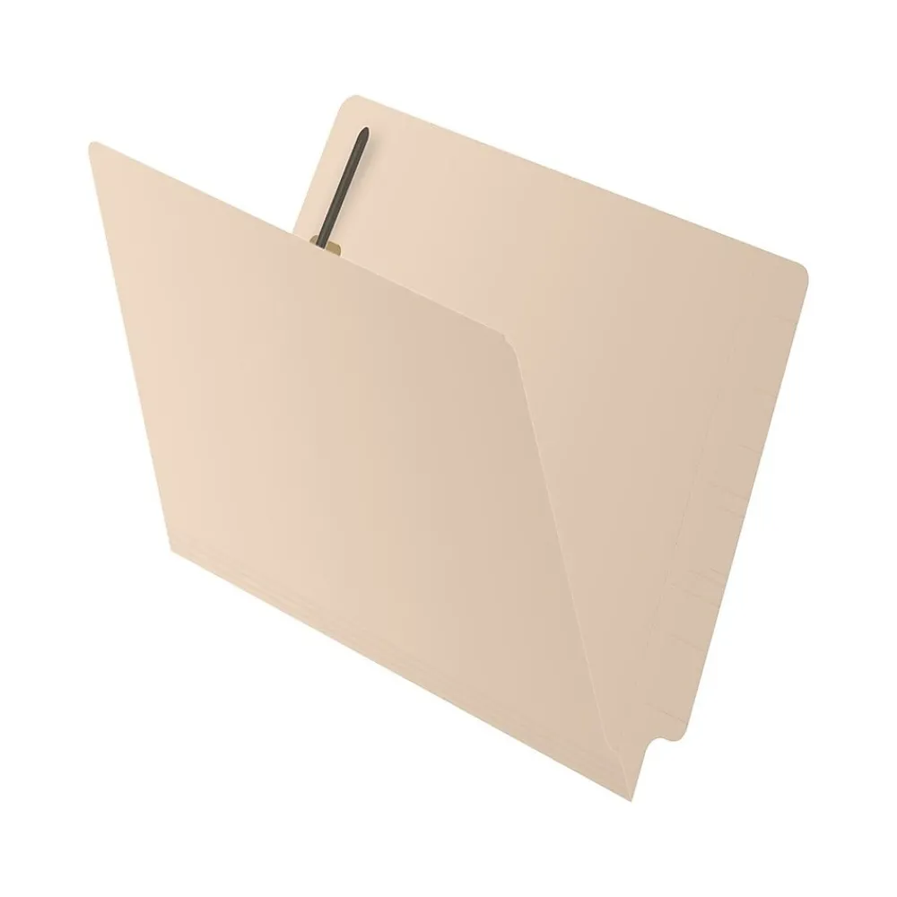 File Folders|Medical Arts Press Reinforced End Tab File Folder, Straight Cut, Letter-Size, Manila, 50/Box (S-01324)