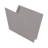 File Folders|Medical Arts Press Reinforced End Tab File Folder, Straight Cut, Letter-Size, Gray, 50/Box (S-01502-GRY)