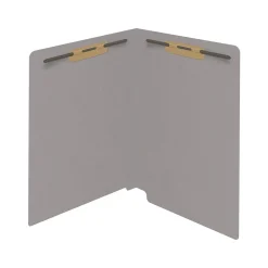 File Folders|Medical Arts Press Reinforced End Tab File Folder, Straight Cut, Letter-Size, Gray, 50/Box (S-01502-GRY)