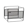 File Storage|Mind Reader Hanging File Folder Organizer, Black (BOXFILE-BLK)
