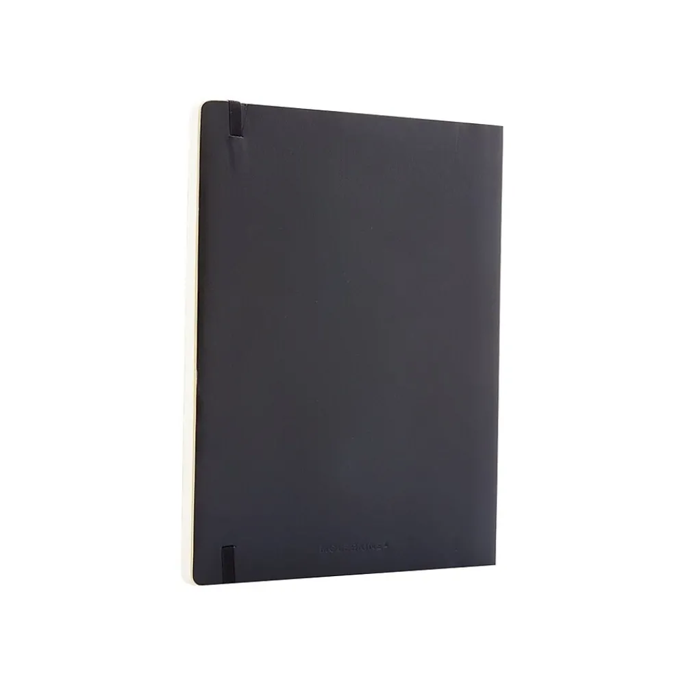 Notebooks|Moleskine Classic Professional Notebook, 7.5" x 10", Graph Ruled, 96 Sheets, Black (707247)