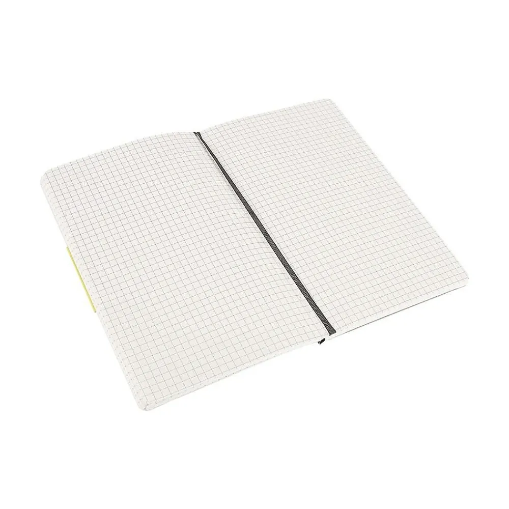 Notebooks|Moleskine Classic Professional Notebook, 7.5" x 10", Graph Ruled, 96 Sheets, Black (707247)