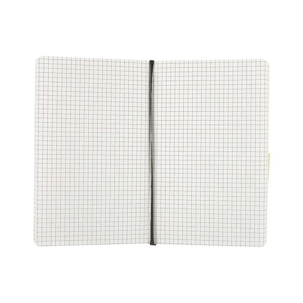 Notebooks|Moleskine Classic Professional Notebook, 7.5" x 10", Graph Ruled, 96 Sheets, Black (707247)