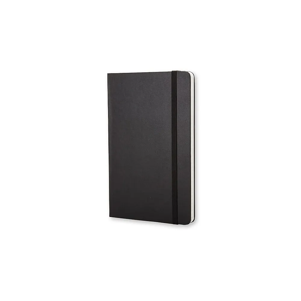 Subject Notebooks|Moleskine Classic Subject Notebooks, 3.5" x 5.5", Quad, 96 Sheets, Black (701023)