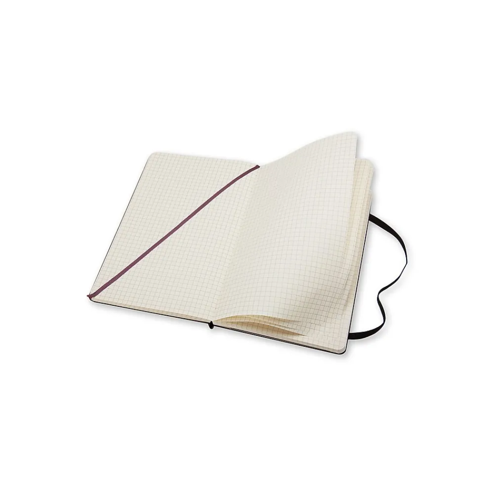Subject Notebooks|Moleskine Classic Subject Notebooks, 3.5" x 5.5", Quad, 96 Sheets, Black (701023)