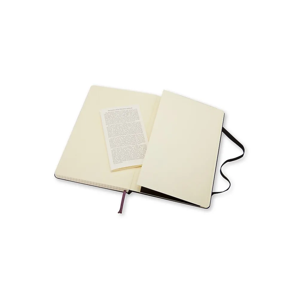 Subject Notebooks|Moleskine Classic Subject Notebooks, 3.5" x 5.5", Quad, 96 Sheets, Black (701023)