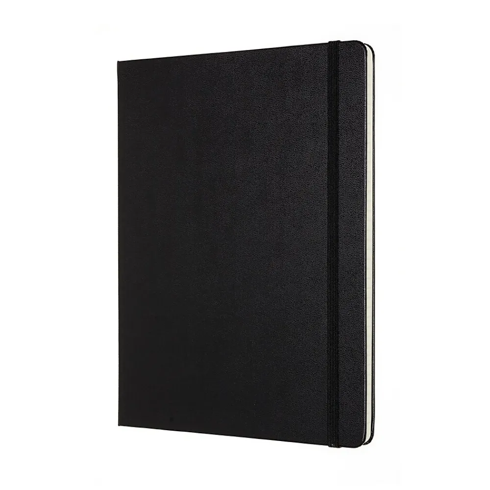 Notebooks|Moleskine Folio Professional Notebooks, 7.5" x 9.75", College Ruled, 96 Sheets, Black (620800)