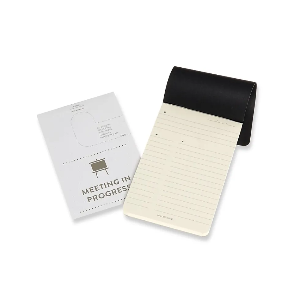 Notepads|Moleskine Notepad, 3.5" x 5.5", Black, 96 Sheets/Pad (620909)