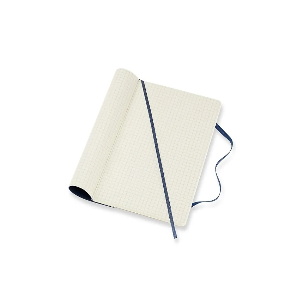Notebooks|Moleskine Professional Notebooks, 5" x 8.25", Graph Ruled, 100 Sheets, Blue (715598)