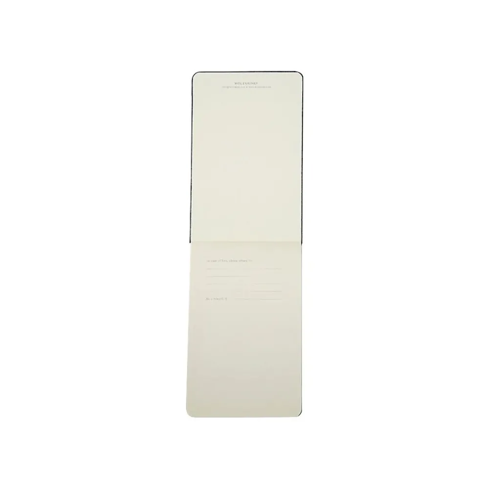 Notebooks|Moleskine Reporter Notebook, 3.5" x 5.5", Narrow Ruled, 96 Sheets, Black (705489)