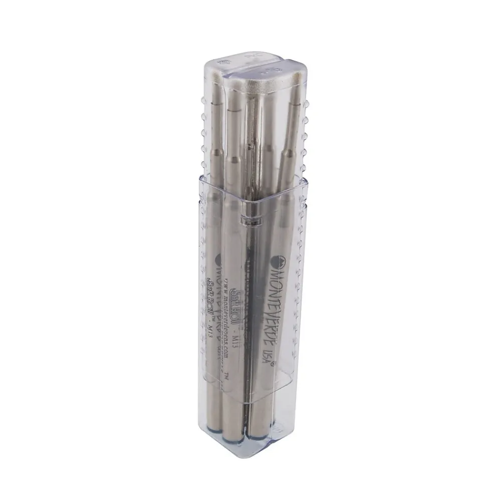 Pens|Monteverde ® Medium Ballpoint Refill For Montblanc Ballpoint Pens, 6/Pack, Orange