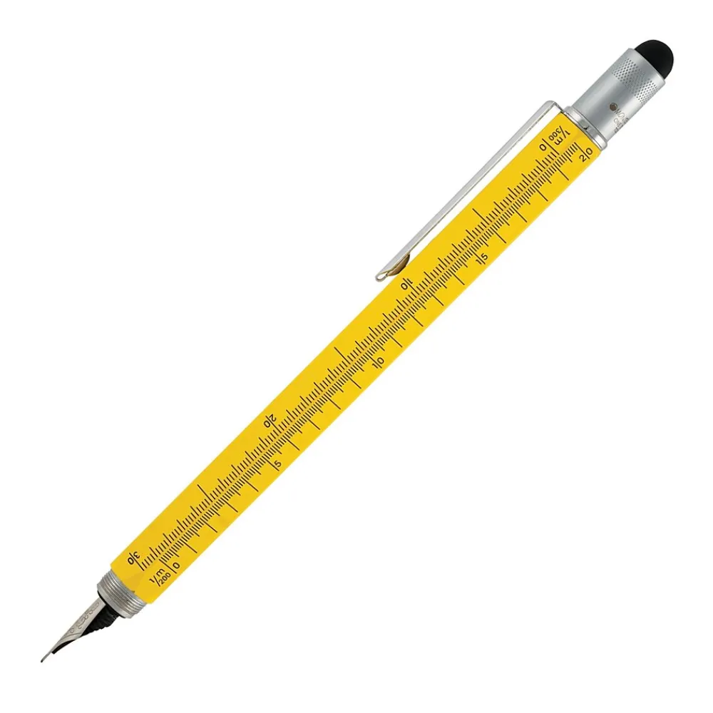 Pens|Monteverde One Touch Fountain Pen, Medium Point, Black Ink (MV35231)