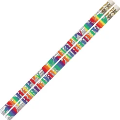 Pencils|Musgrave Pencil Company Chevron Chic Wooden Pencil, 0.5mm, #2 Hard Lead, 144/Box (MUS1356G)
