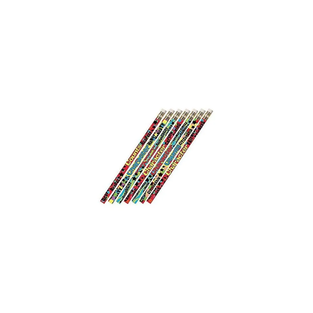 Pencils|Musgrave Pencil Company Character Matters Wooden Pencil, 0.5mm, #2 Hard Lead, 144/Box (MUS2420G)