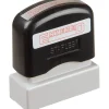 Stamps & Stamp Pads|Offistamp ® Pre-Inked Stamp, "Entered", Red Ink