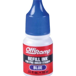 Stamps & Stamp Pads|Offistamp Pre-Inked Stamp, Blue Ink Refill
