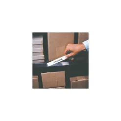 Labels|Unbranded Open Edge 1" x 3" Self Adhesive Label Holders, Clear (LH102)