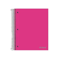 Subject Notebooks|Oxford 3-Subject Notebooks, 8.5" x 11", College Ruled, 150 Sheets, Assorted Colors (10586)