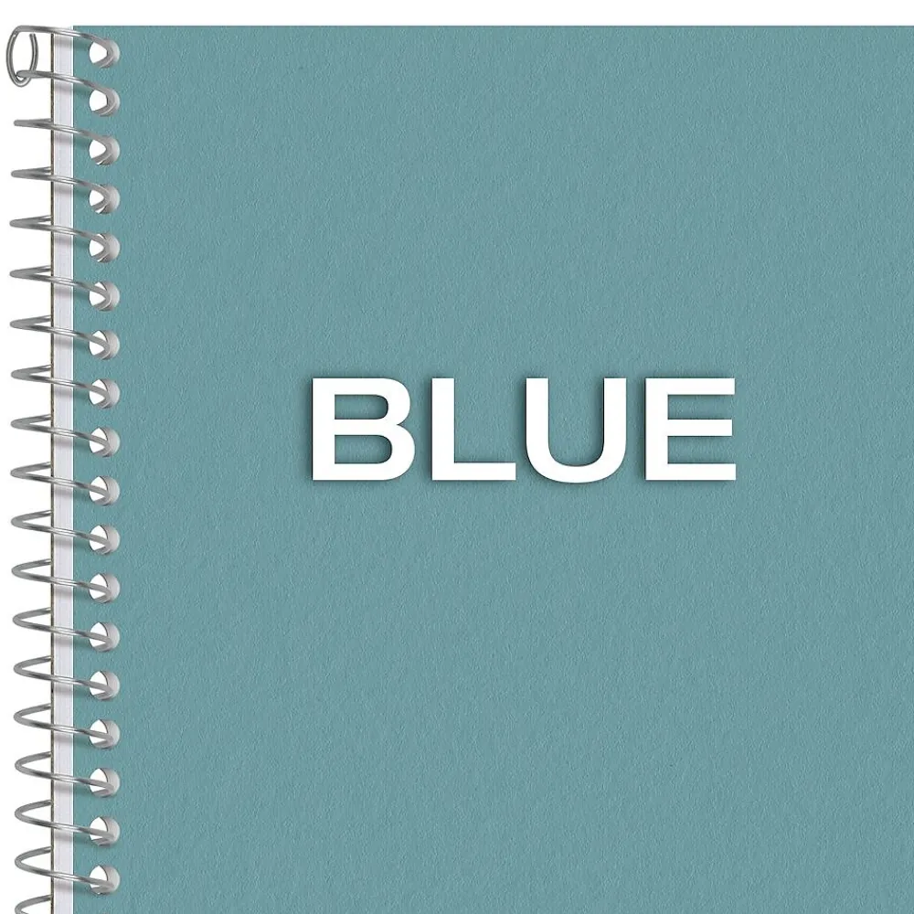 Subject Notebooks|Oxford 1-Subject Notebooks, 6" x 9.5", College Ruled, 80 Sheets, Blue (65121)