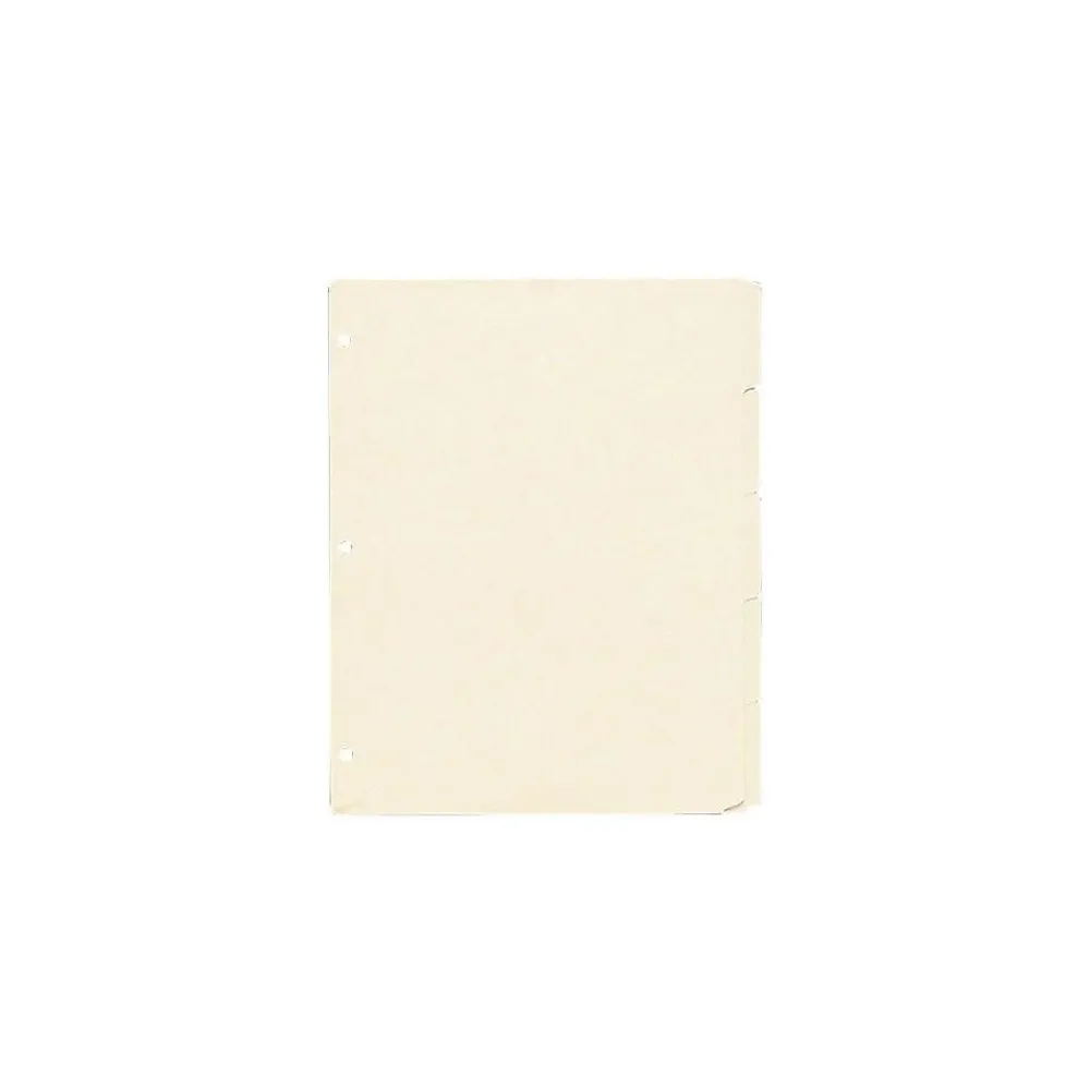 Dividers|Oxford Write-On Paper 5 Tab Dividers, Manila, 20 Sets/Box (13V)