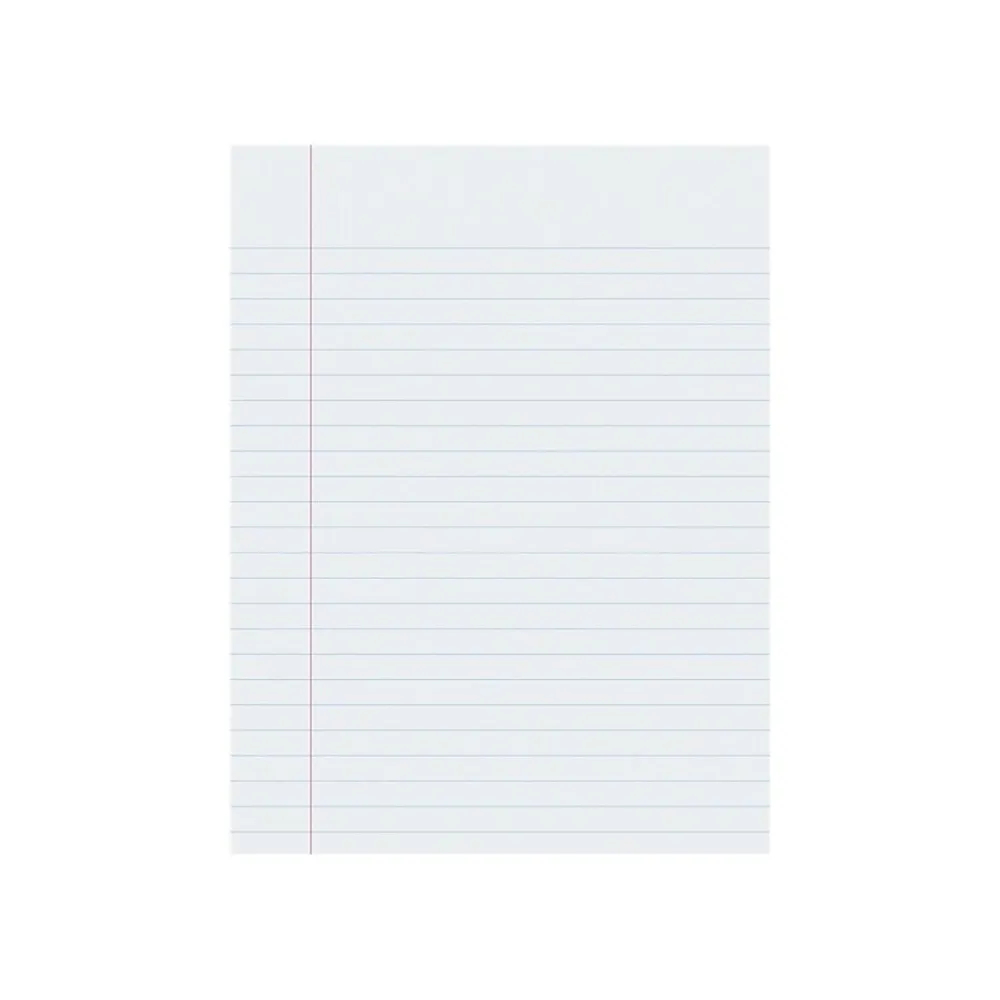 Filler Paper|Pacon Wide Ruled Filler Paper, 8" x 10.5", 500 Sheets/Pack (P2431)