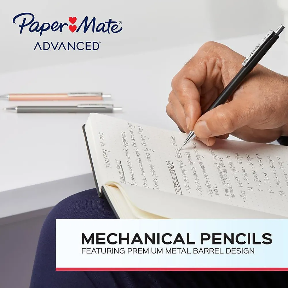 Pencils|Paper Mate Advanced Mechanical Pencil, 0.5mm, #2 Medium Lead (2128197)