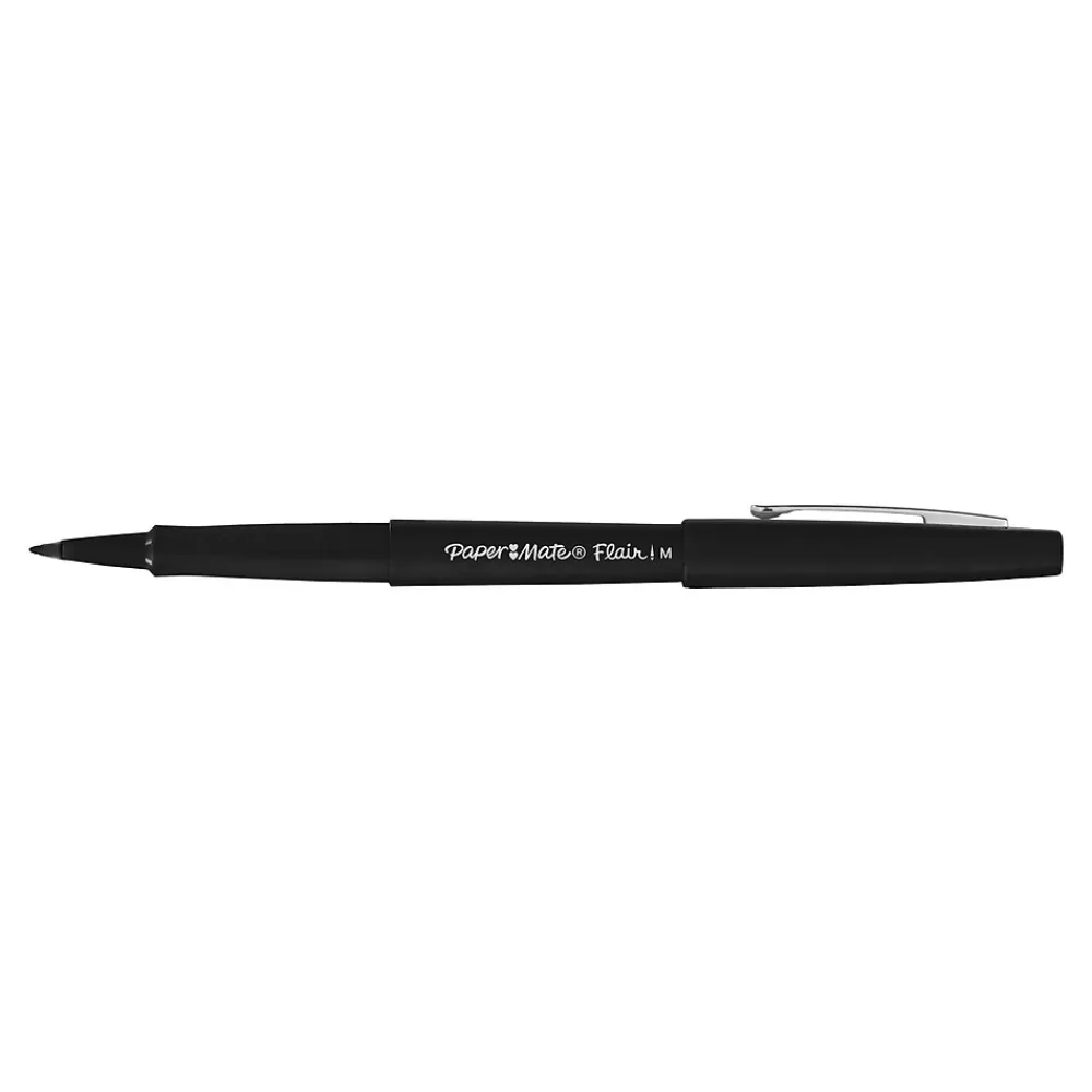 Pens|Paper Mate Flair Felt Pen, Medium Point, Assorted Ink, 48/Pack (4651)