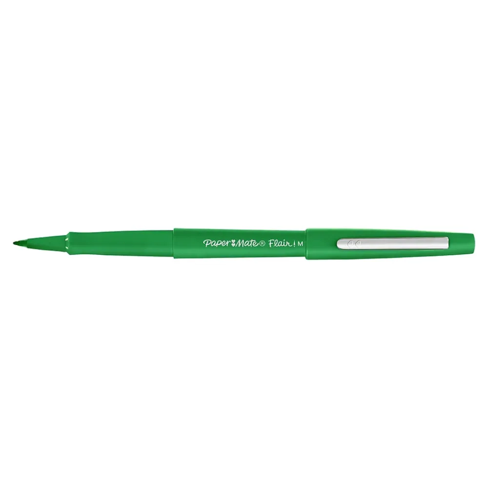 Pens|Paper Mate Flair Felt Pen, Medium Point, Assorted Ink, 48/Pack (4651)