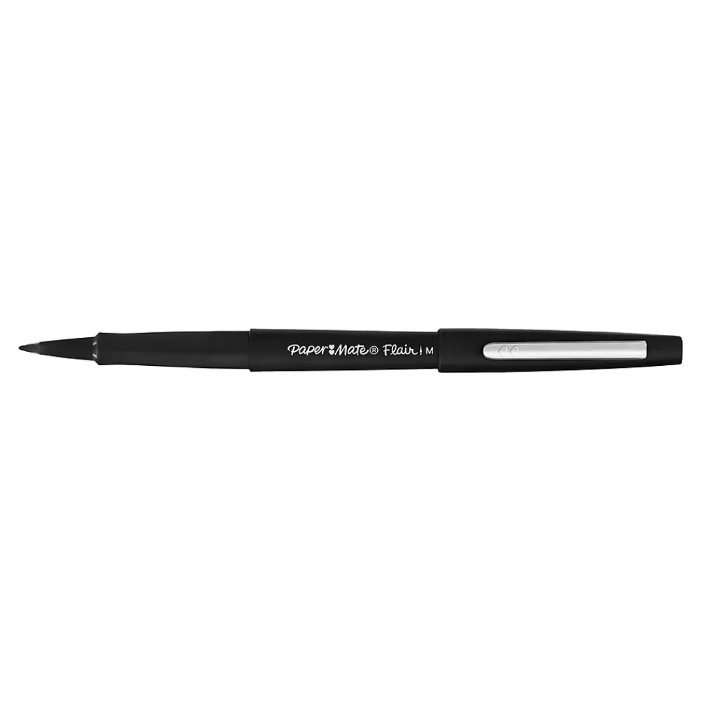 Pens|Paper Mate Flair Felt Pen, Medium Point, Assorted Ink, 48/Pack (4651)