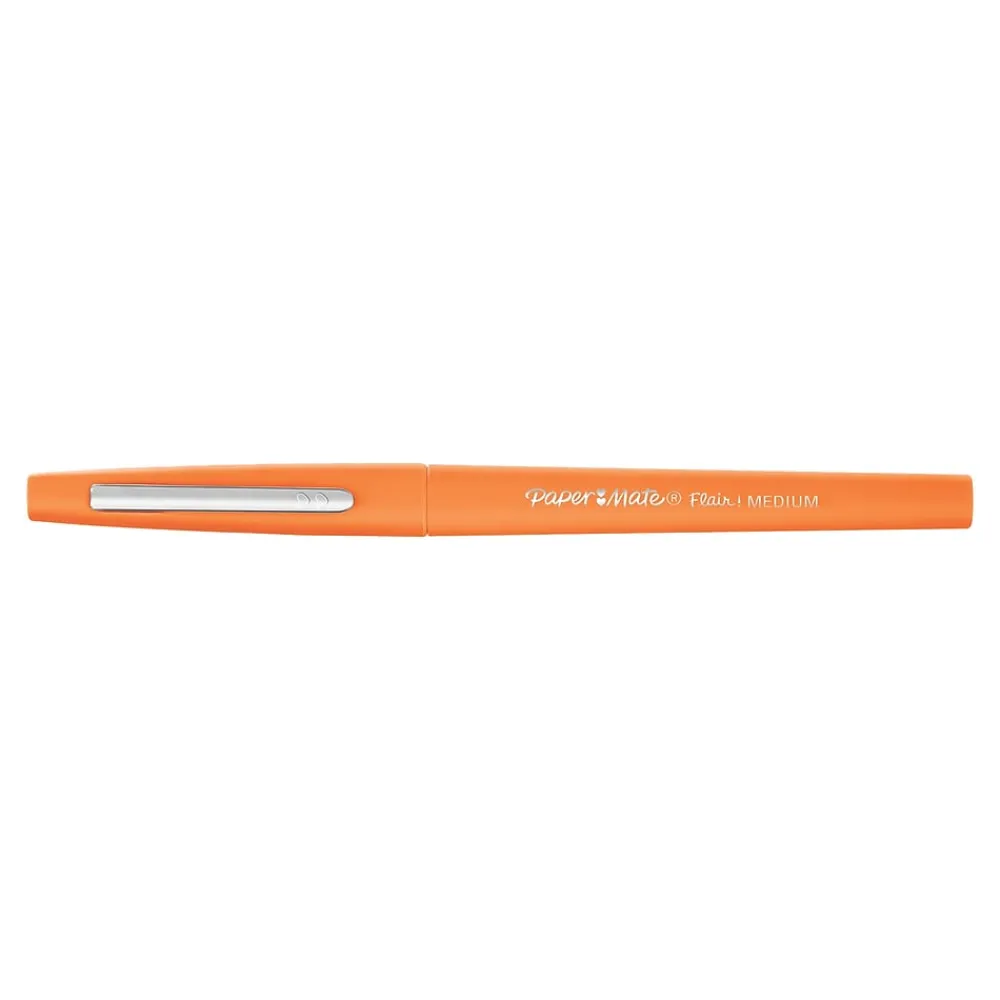 Pens|Paper Mate Flair Felt Pen, Medium Point, Assorted Ink, 48/Pack (4651)