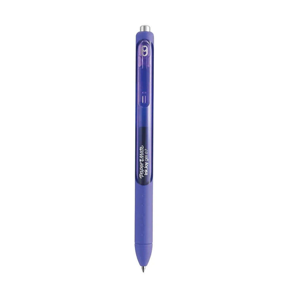 Pens|Paper Mate InkJoy Retractable Gel Pen, Medium Point, Purple Ink (1953511)