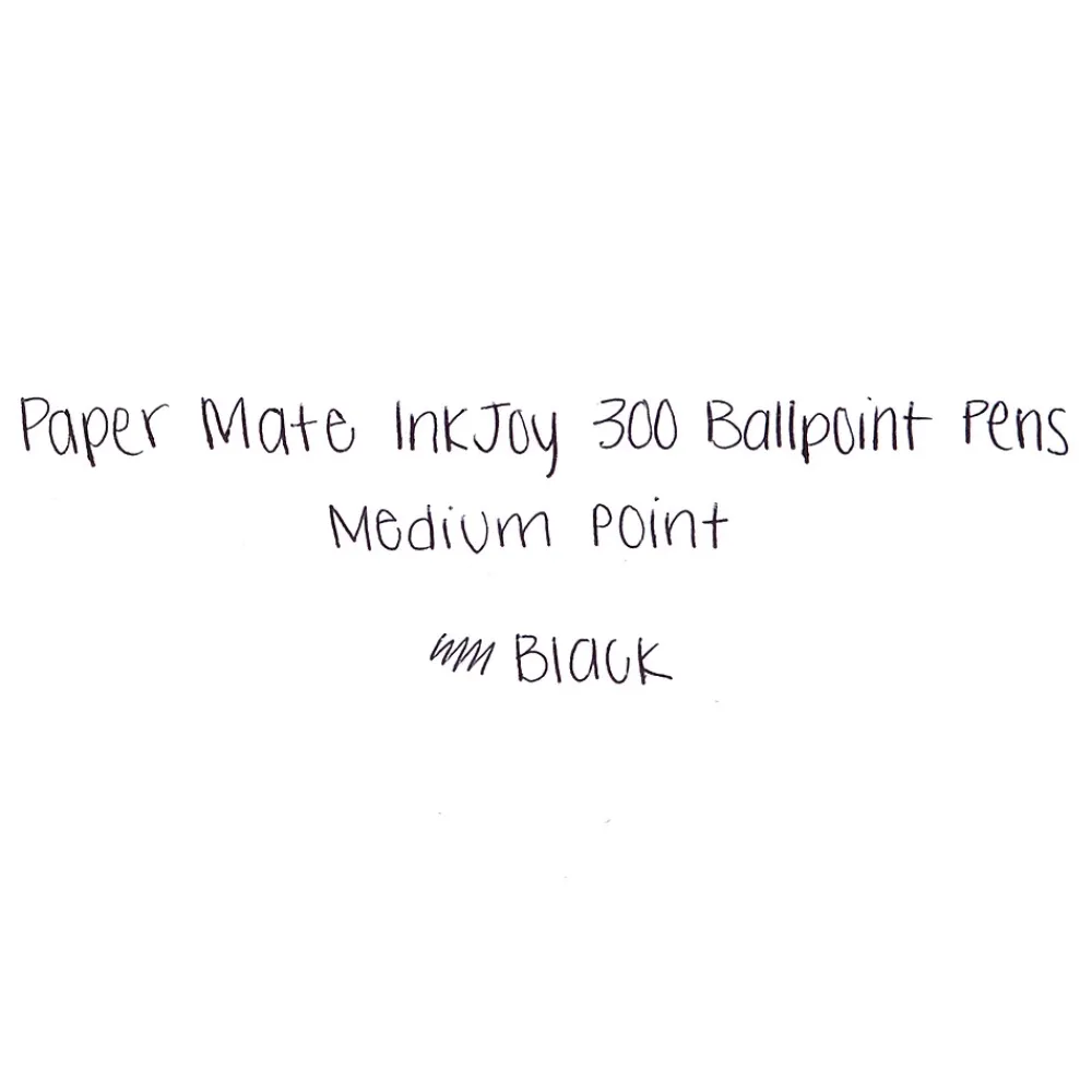 Pens|Paper Mate InkJoy 300RT Retractable Ballpoint Pen, Medium Point, Black Ink, 8/Pack (1781565/1945920)
