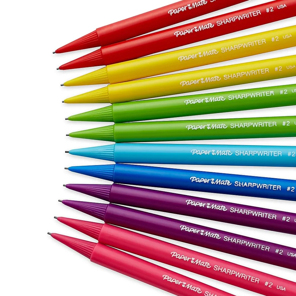 Pencils|Paper Mate SharpWriter Mechanical Pencil, 0.7mm, #2 Medium Lead, Dozen (1898483)