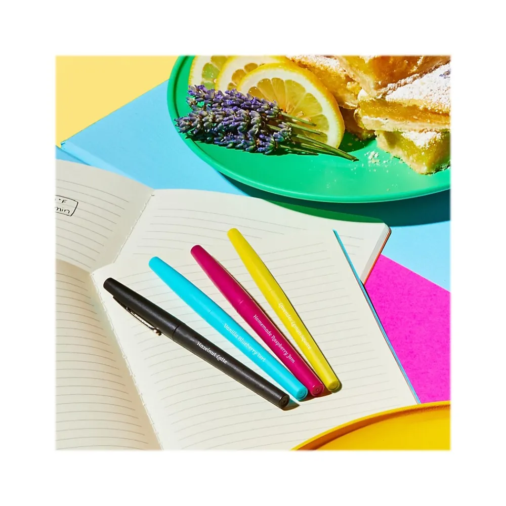 Pens|Paper Mate Sunday Brunch Scented Flair Pen, Medium Point, Assorted Ink, Dozen (2125359)
