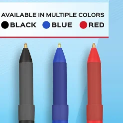Pens|Paper Mate Write Bros. Grip Ballpoint Pen, Medium Point, Blue Ink, Dozen (8808087)