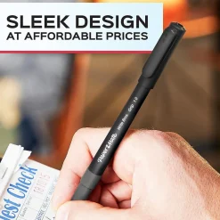 Pens|Paper Mate Write Bros. Grip Ballpoint Pen, Medium Point, Red Ink, Dozen (8808187)