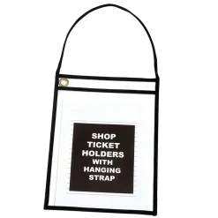 Sheet Protectors|Partners Brand Standard Weight Job Ticket Holder, 9" x 12", White, 15/Carton (JTH123)