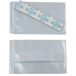 Labels|Partners Brand Superscan 2" x 3 1/2" Short Side Open Press-On Vinyl Envelope, 50/Carton