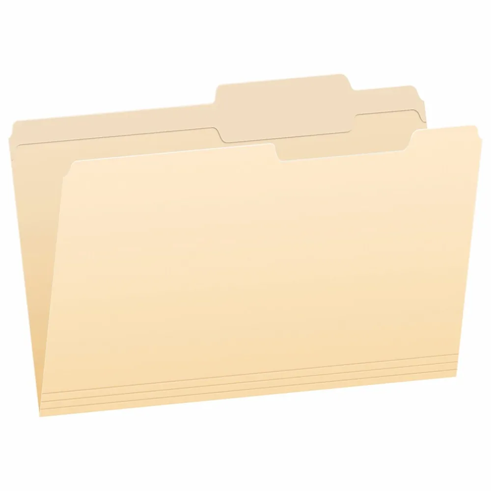 File Folders|Pendaflex Heavy Duty File Folder, 1-Tab, Legal Size, 100/Box (1007056)
