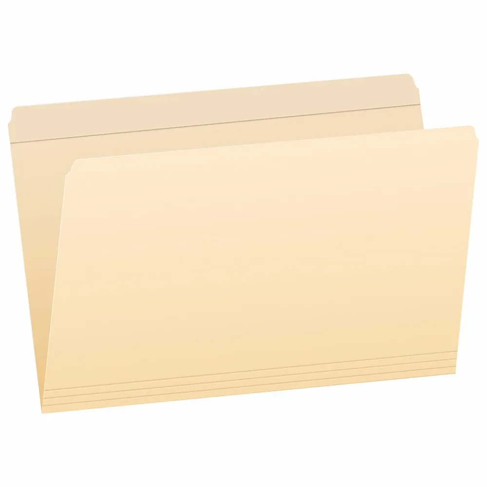 File Folders|Pendaflex Heavy Duty File Folder, Straight Cut, Legal Size, 100/Box (1007057)